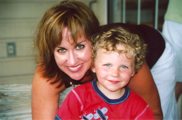 Kathy Nelms Morford and son Hagen - 2005
